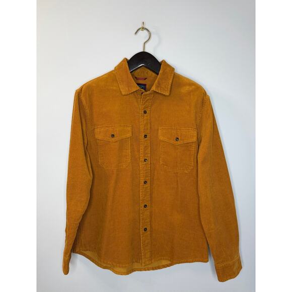 UNTUCKit Other - Untuckit Corduroy Utility Shirt Button Doen Men's L Ora Preppy